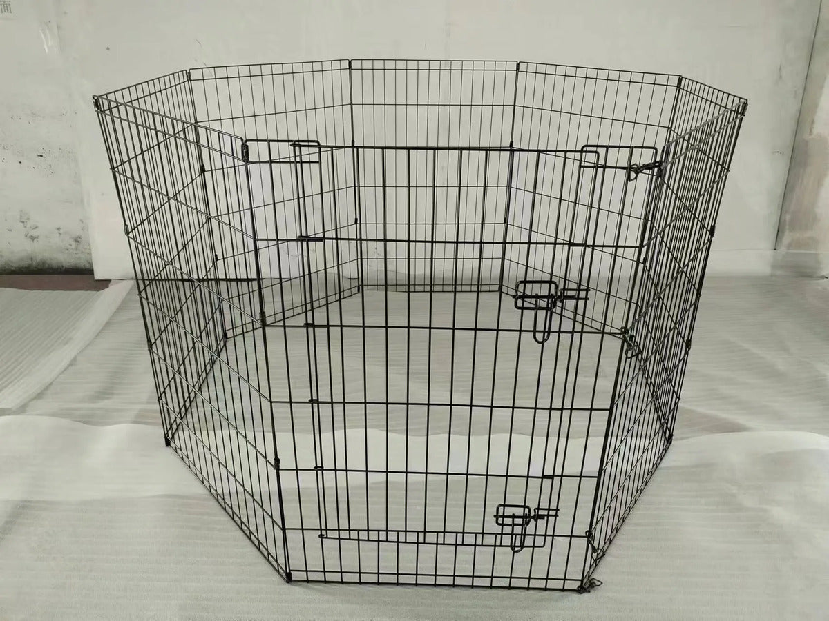 Corral De Metal Para Mascotas, Plegable V-36 (61x91x8p)
