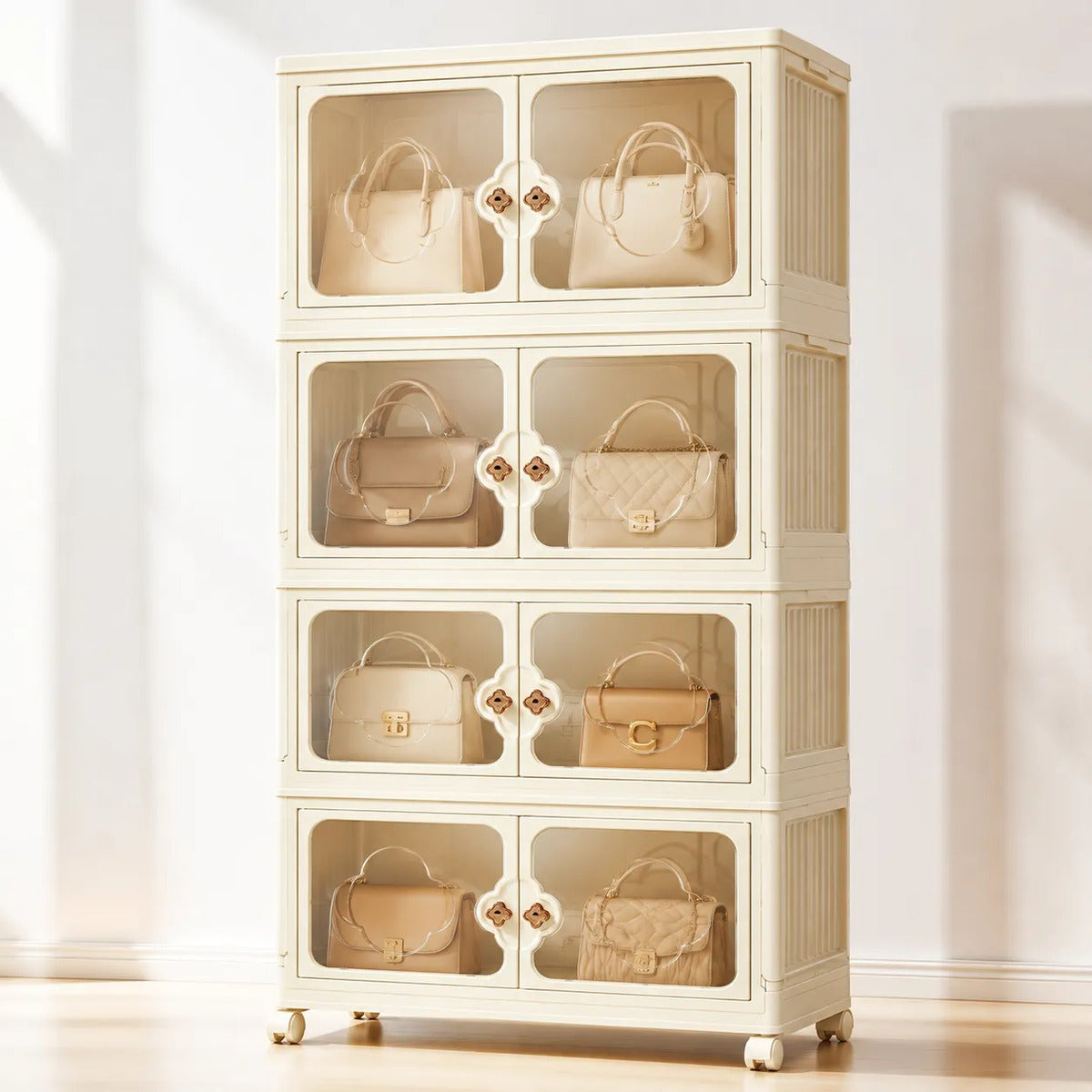 Organizador Plegable Premium Multiuso Con Ruedas 70x42x155cm