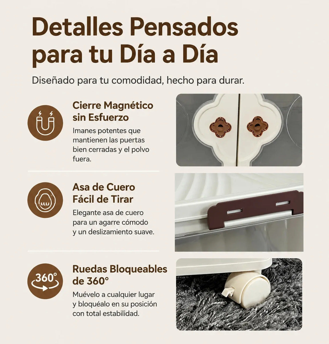 Armario Plegable De Lujo 5 Niveles Con Ruedas55x33x146cm