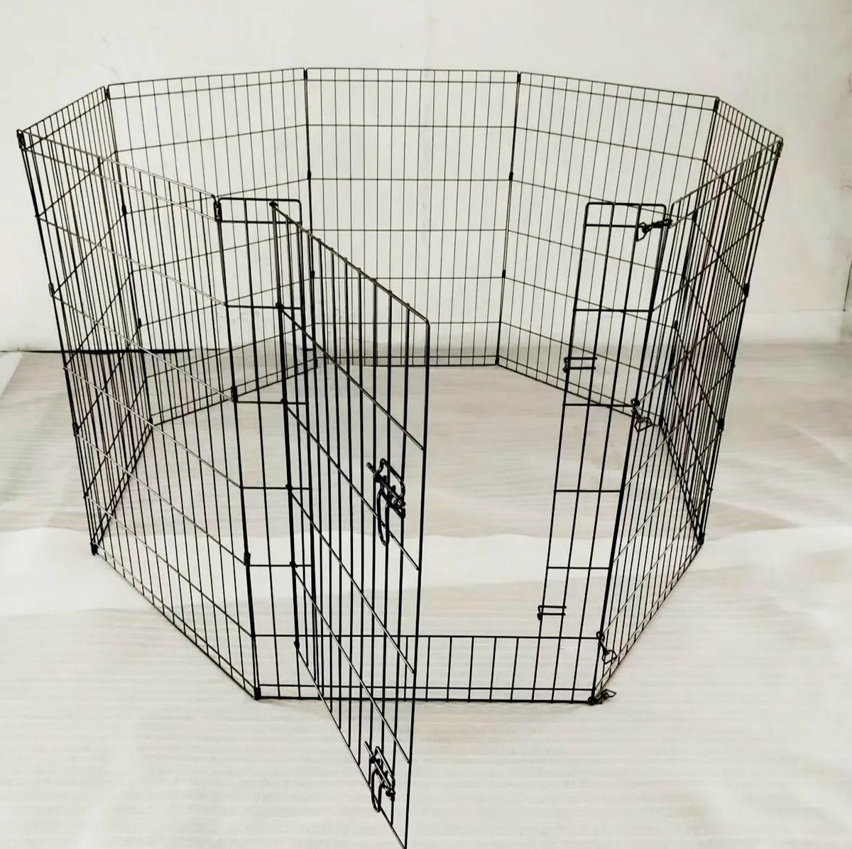 Corral De Juegos Para Mascotas De Metal Pleg 61x107/6paneles