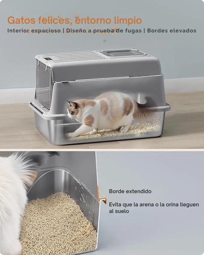 Caja Inox. Doble Cerrada C/pala 60×40×37.8cm Antiderrame15kg