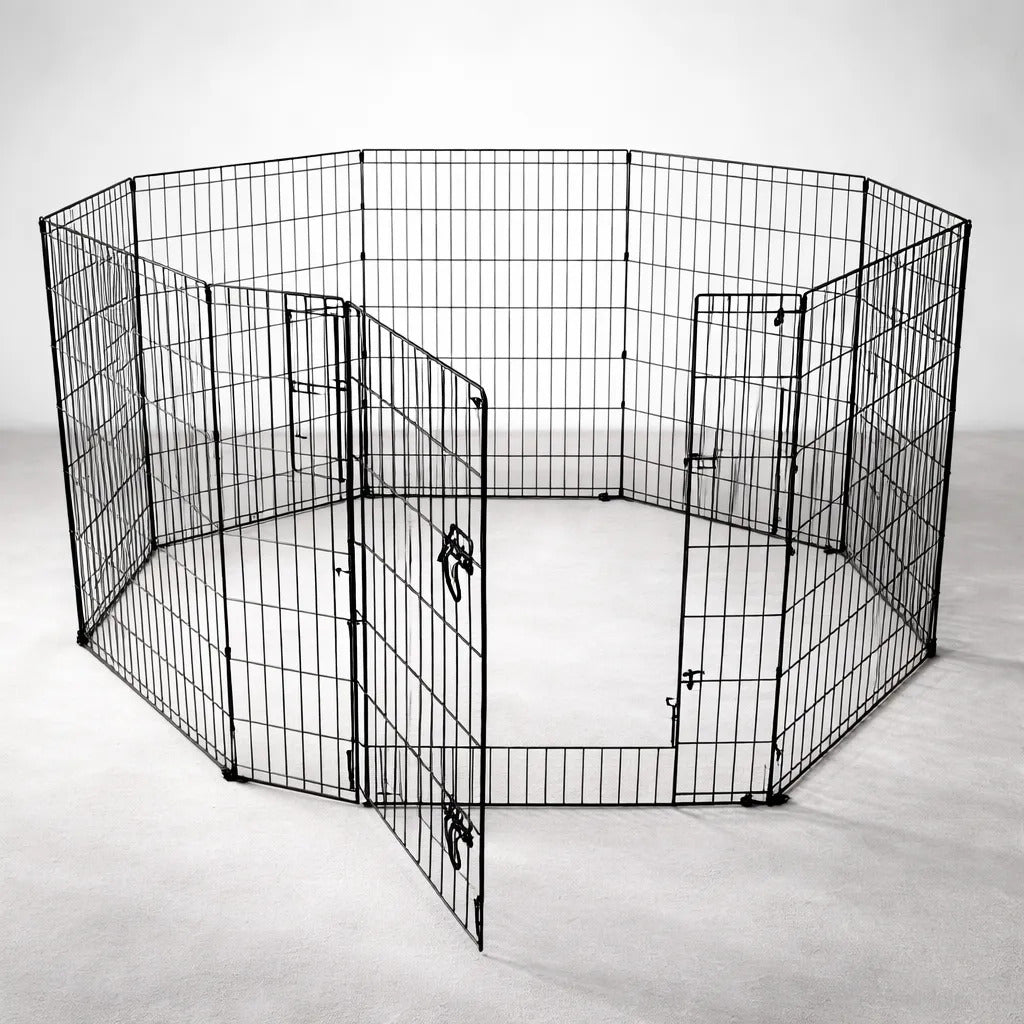 Corral De Metal Para Mascotas, Plegable V-36 (61x91x8p)
