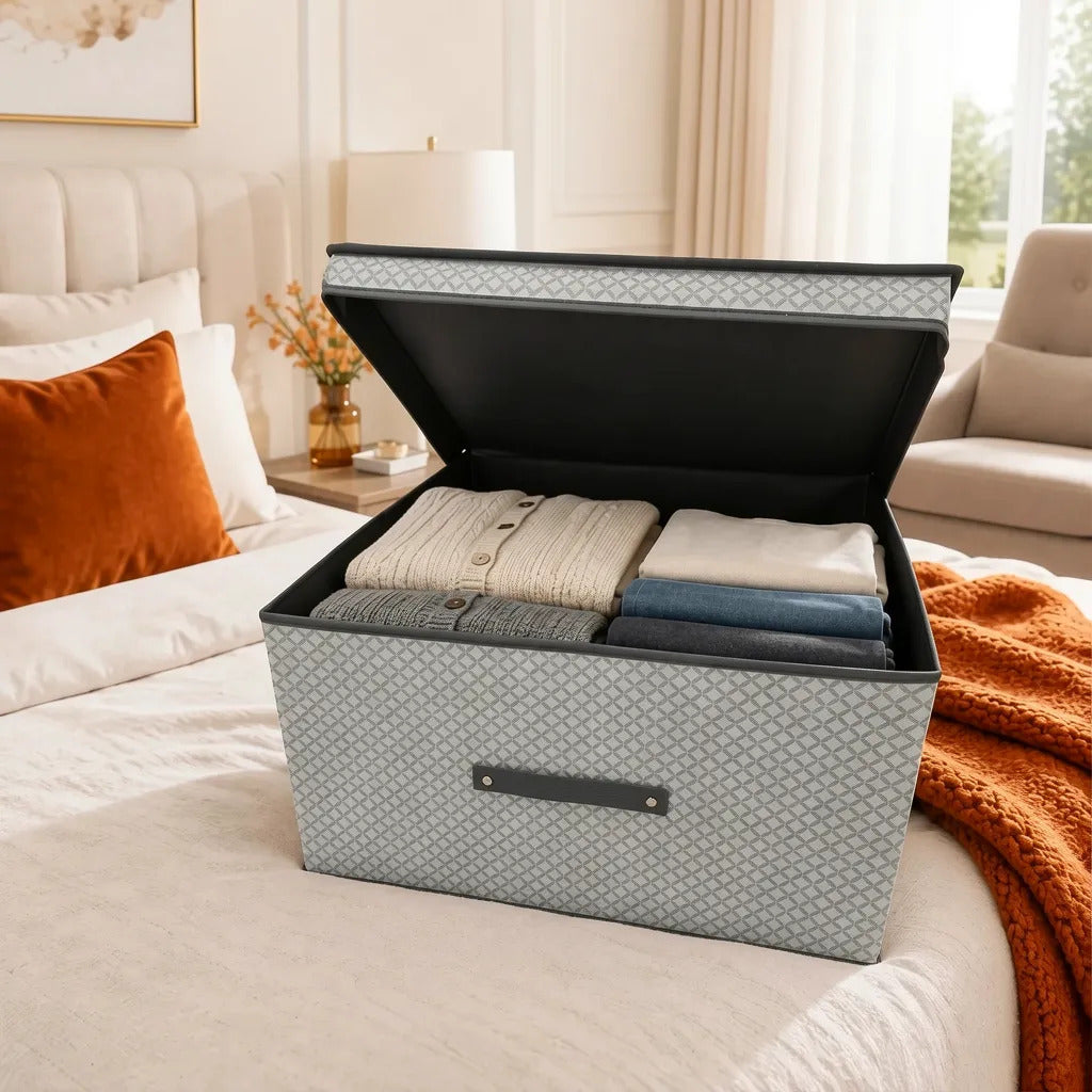 Caja Plegable Premium 60l,reforzada,anticaída Y Multiuso