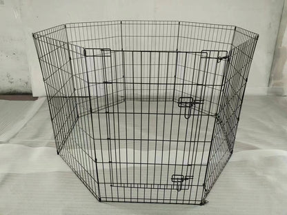 Corral De Metal Para Mascotas, Plegable V-36 (61x91x8p)