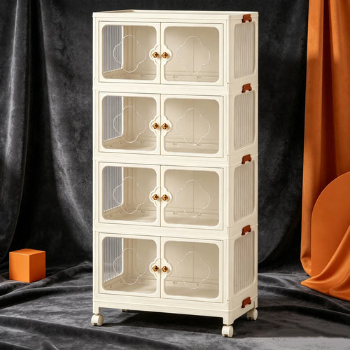 Organizador Plegable Premium Multiuso Con Ruedas 70x42x155cm