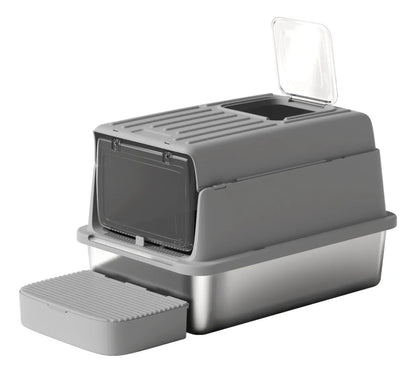 Caja Inox. Doble Cerrada C/pala 60×40×37.8cm Antiderrame15kg