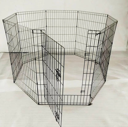 Corral De Juegos Para Mascotas De Metal Pleg 61x107/6paneles