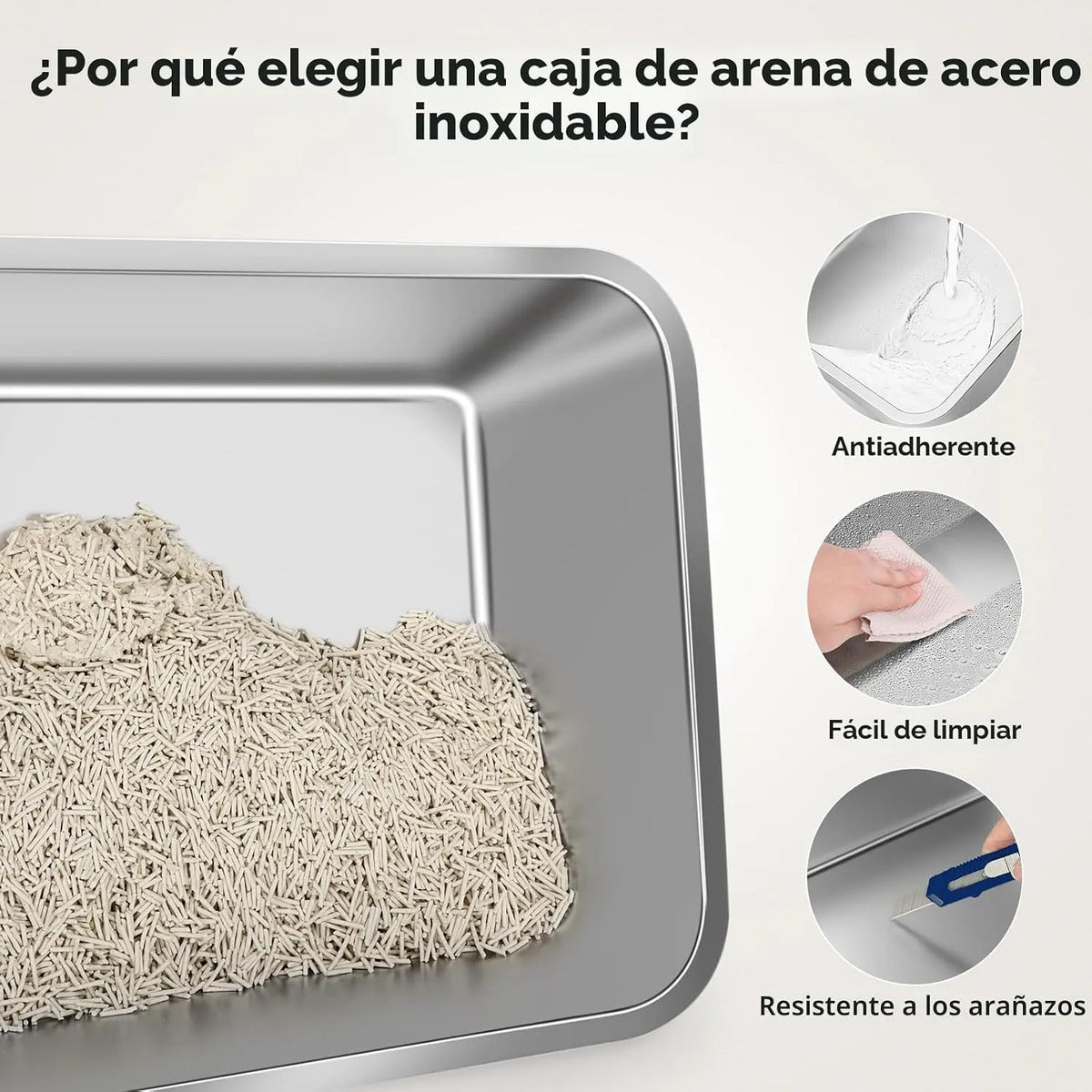 Caja Inox. Doble Cerrada C/pala 60×40×37.8cm Antiderrame15kg