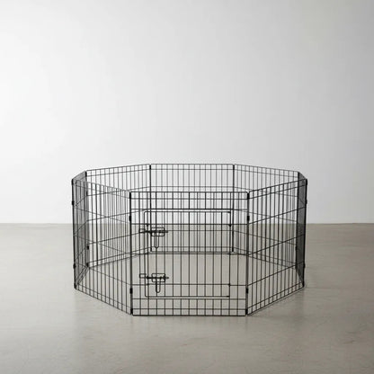 Corral De Juegos Para Mascotas De Metal Pleg 61x107/6paneles