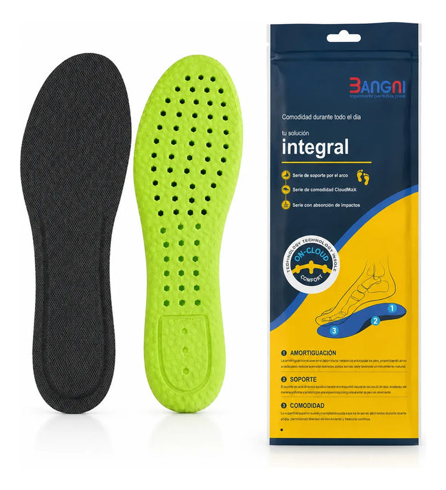 Bangni Plantilla Pu Amortigua Transpirable Fascitis Plantar