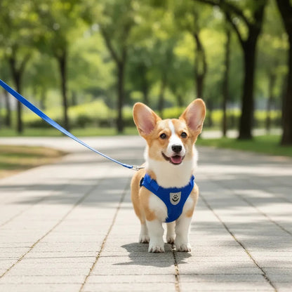 Arnés Reflectante Para Perros Pequeños Con Correa 1.2m
