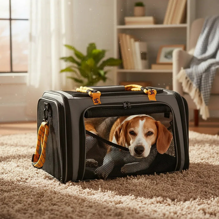 Bolso Transportador Mascotas Grande Ventilado Portátil