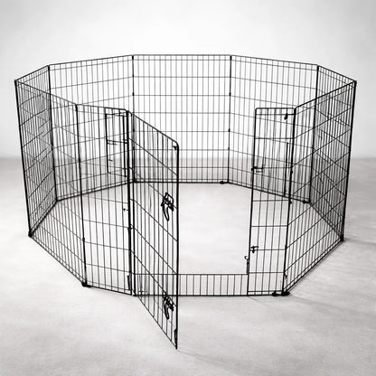 Corral De Metal Para Mascotas, Plegable V-36 (61x91x8p)