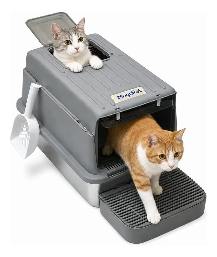 Caja Inox. Doble Cerrada C/pala 60×40×37.8cm Antiderrame15kg