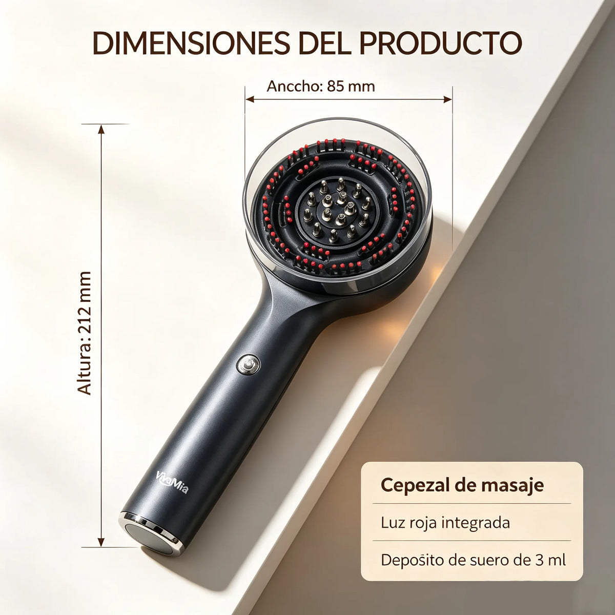 Masajeador Capilar Crecimiento Cabello Peine Eléctrico 3 Mod